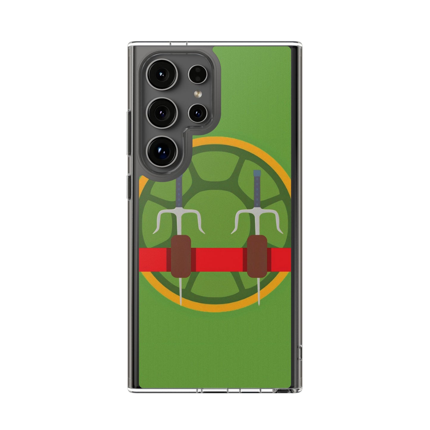 🐢Red Turtle Hero🔴 Clear Case || For style and heroism!🦸
