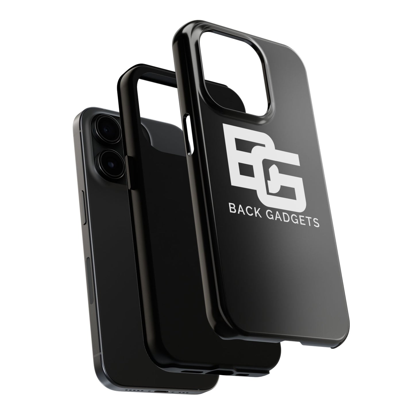 Sleek Black Tough Phone Case β Clean. Simple. Protective. π±