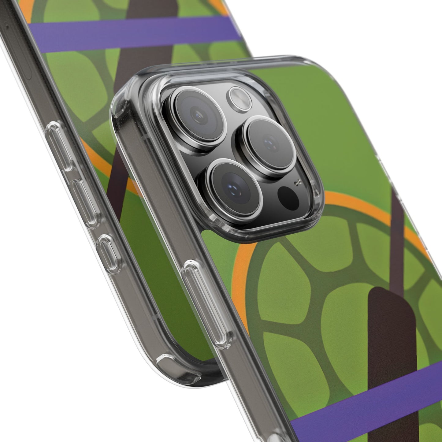 🐢Purple Turtle-Hero clear case || For style and heroism 🦸