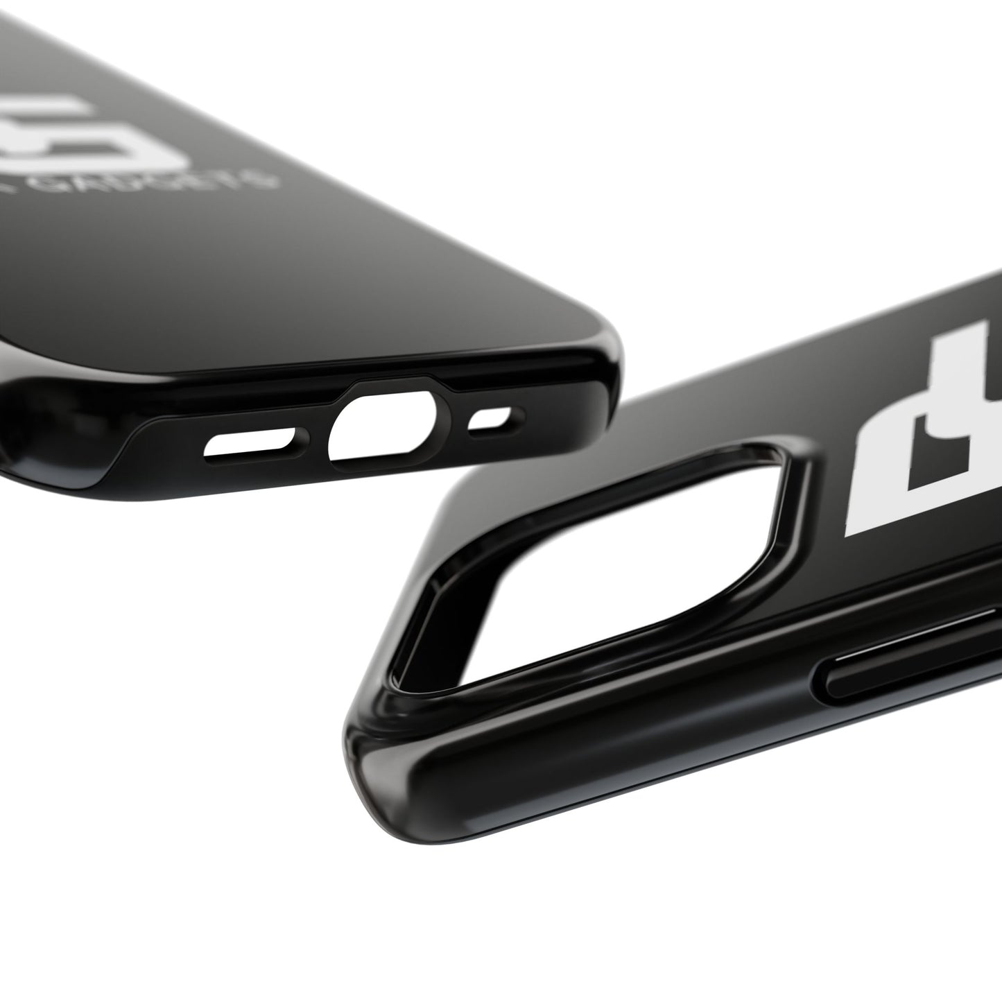Sleek Black Tough Phone Case β Clean. Simple. Protective. π±