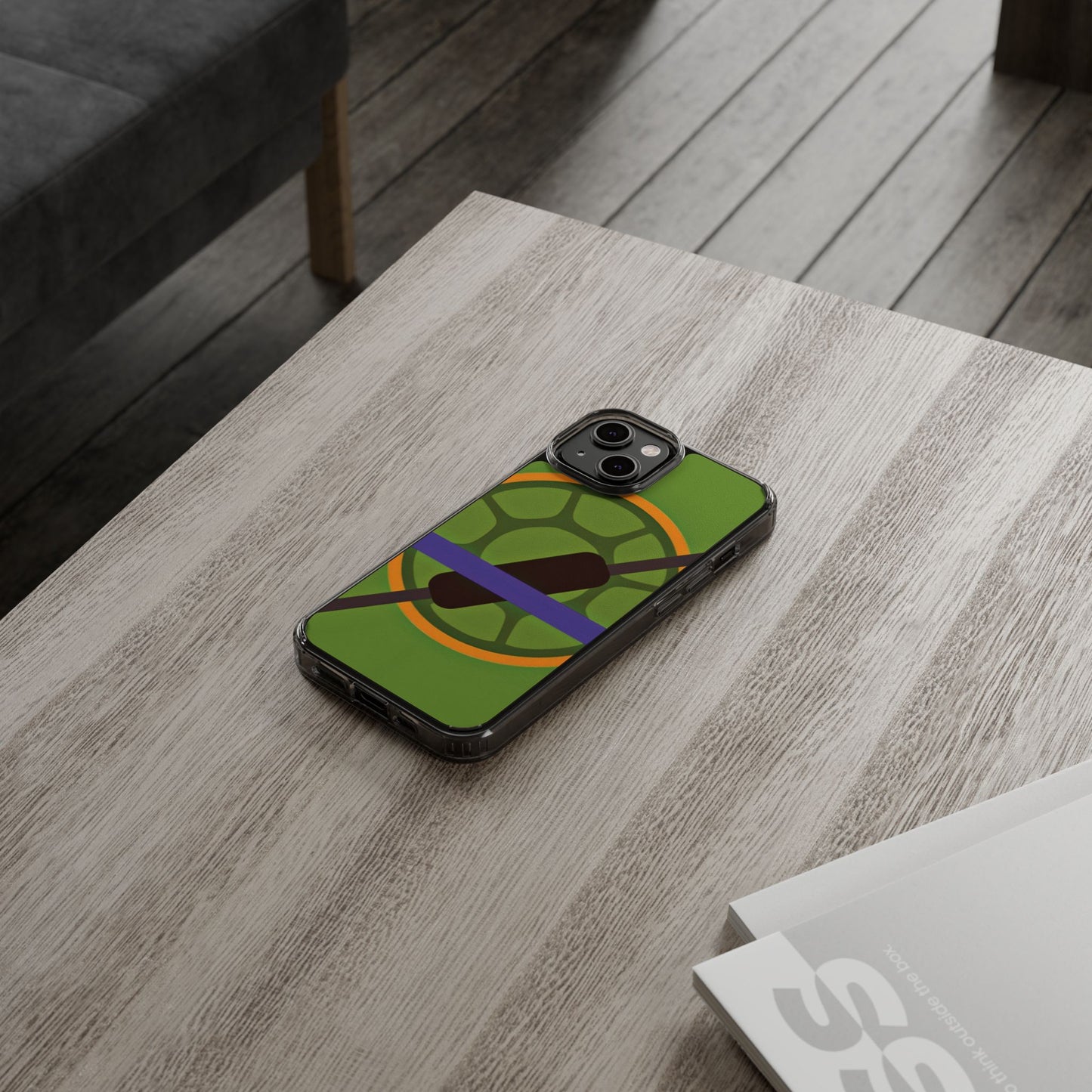 🐢Purple Turtle-Hero clear case || For style and heroism 🦸