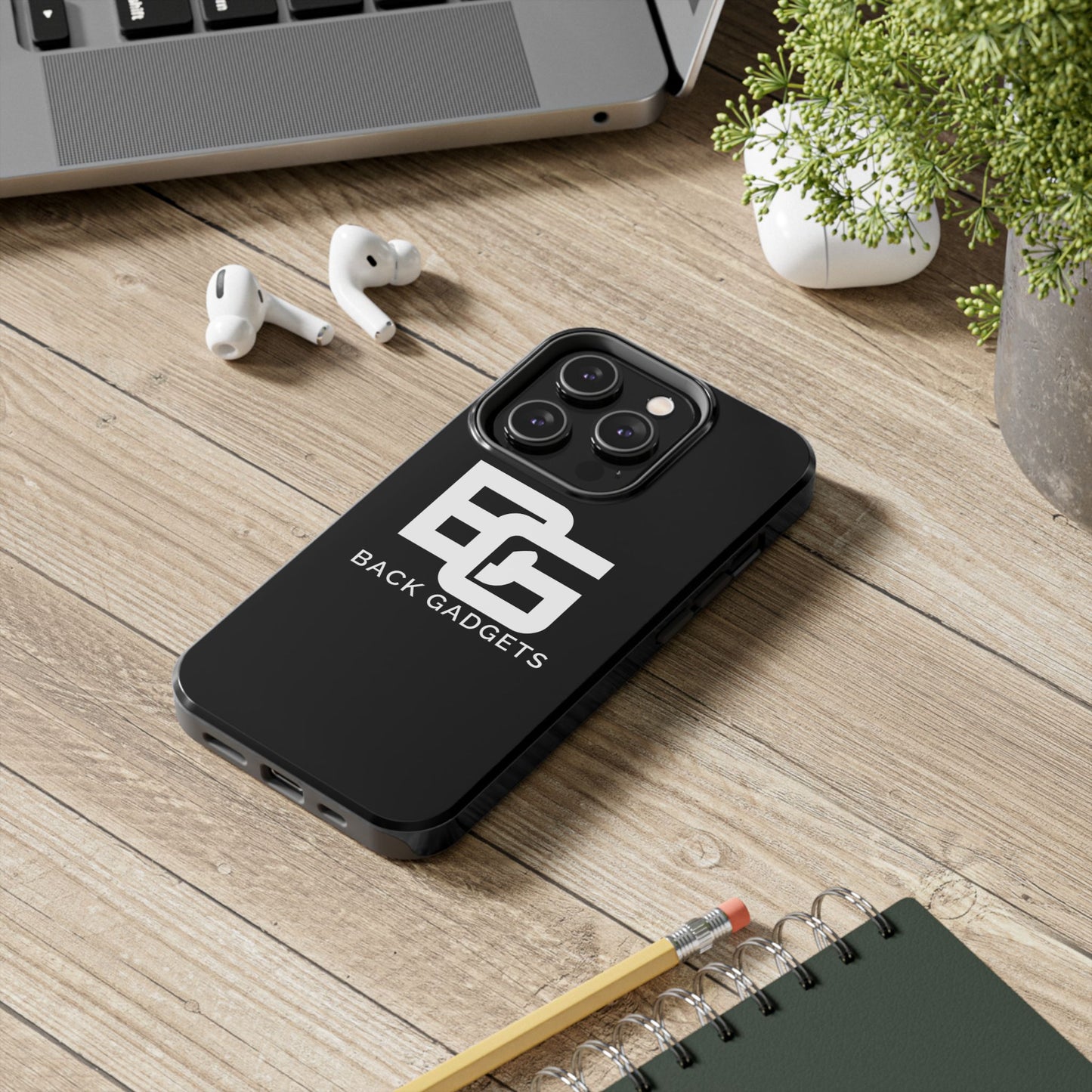 Sleek Black Tough Phone Case β Clean. Simple. Protective. π±