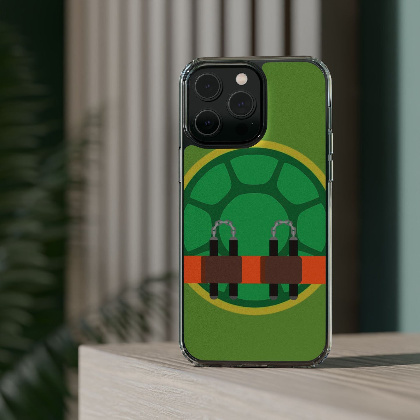 🐢Orange Turtle Hero 🟠clear case || For style and heroism!🦸