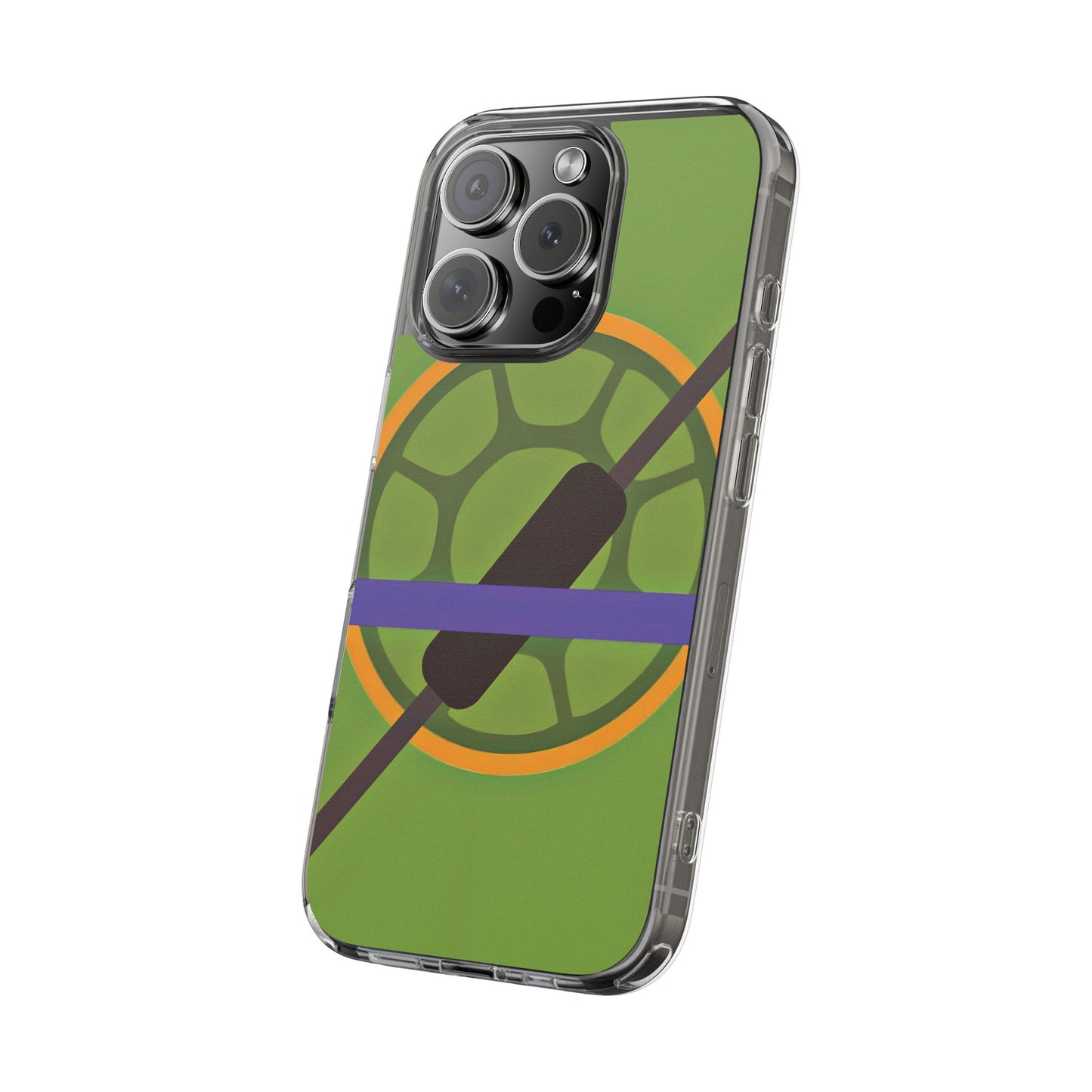 🐢Purple Turtle-Hero clear case || For style and heroism 🦸