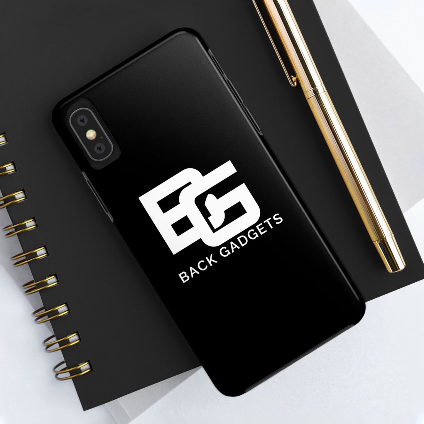 Sleek Black Tough Phone Case β Clean. Simple. Protective. π±