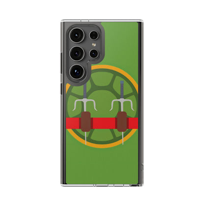 🐢Red Turtle Hero🔴 Clear Case || For style and heroism!🦸