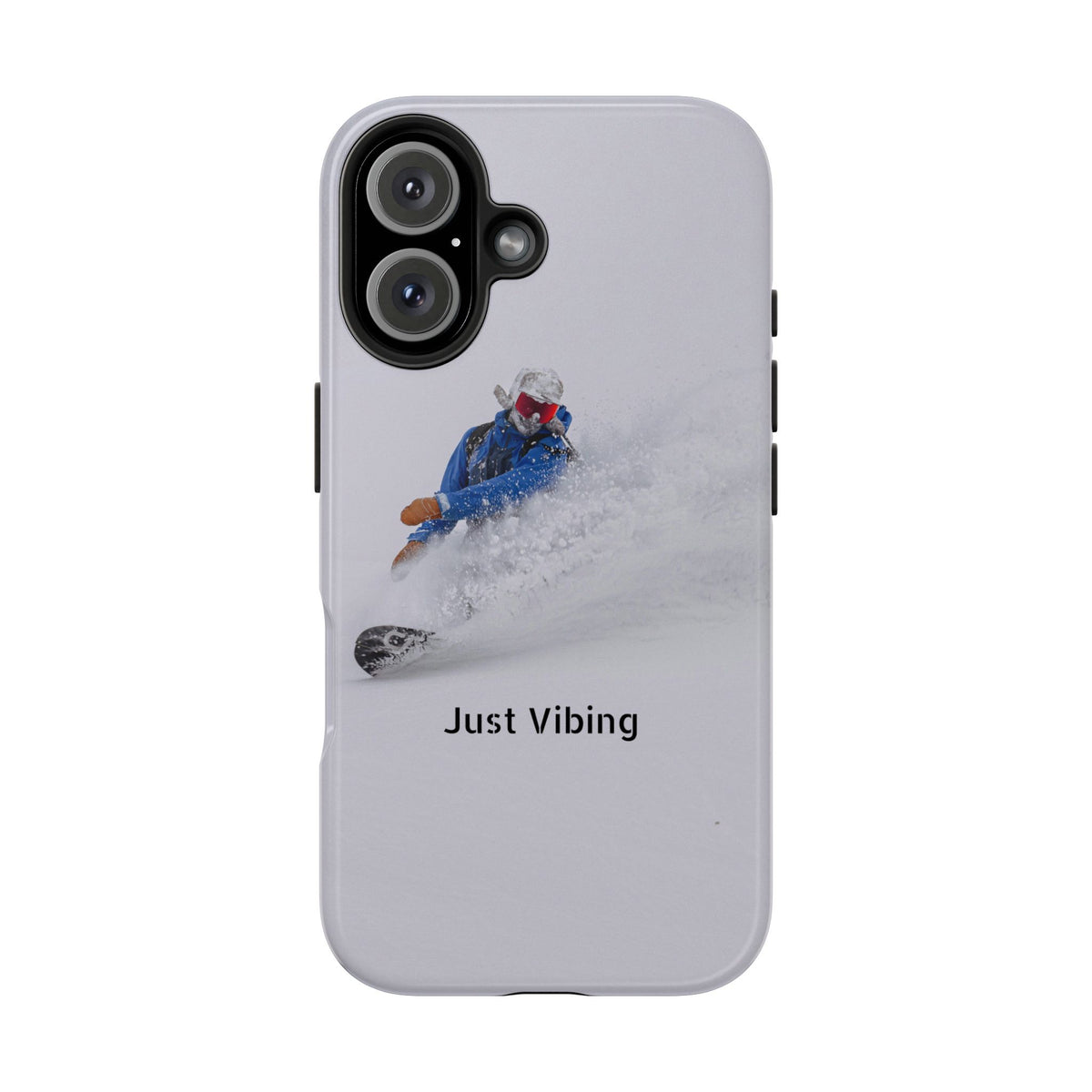 Just Vibing Tough Phone Case – Made for the Slopes 🏔️