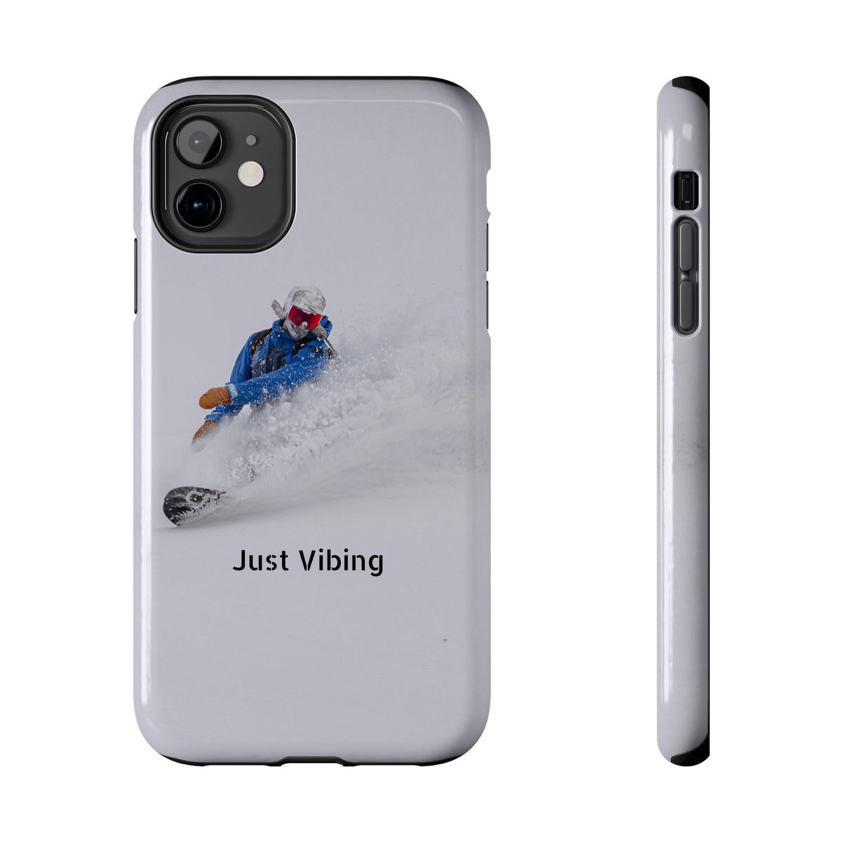 Just Vibing Tough Phone Case – Made for the Slopes 🏔️