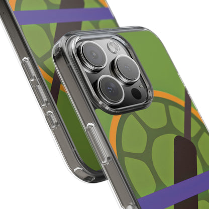 🐢Purple Turtle-Hero clear case || For style and heroism 🦸