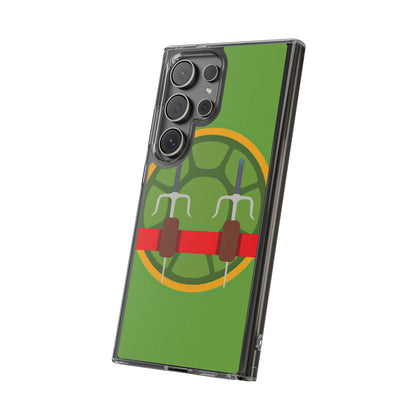 🐢Red Turtle Hero🔴 Clear Case || For style and heroism!🦸