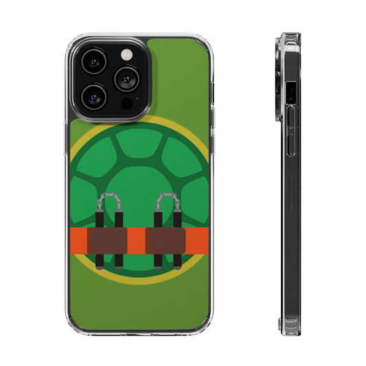 🐢Orange Turtle Hero 🟠clear case || For style and heroism!🦸