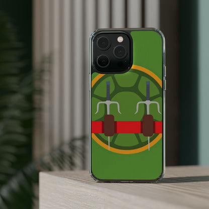 🐢Red Turtle Hero🔴 Clear Case || For style and heroism!🦸