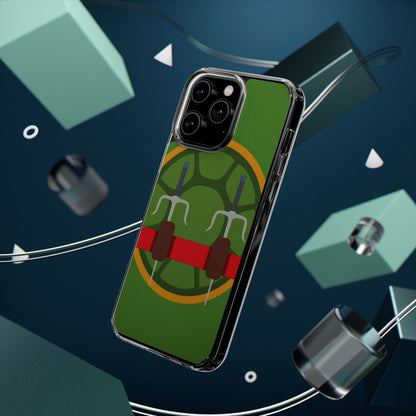 🐢Red Turtle Hero🔴 Clear Case || For style and heroism!🦸