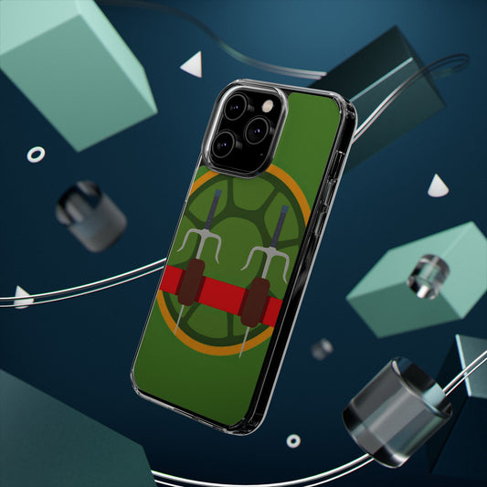 🐢Red Turtle Hero🔴 Clear Case || For style and heroism!🦸