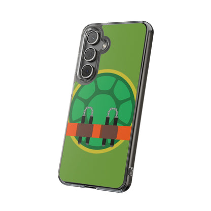 🐢Orange Turtle Hero 🟠clear case || For style and heroism!🦸