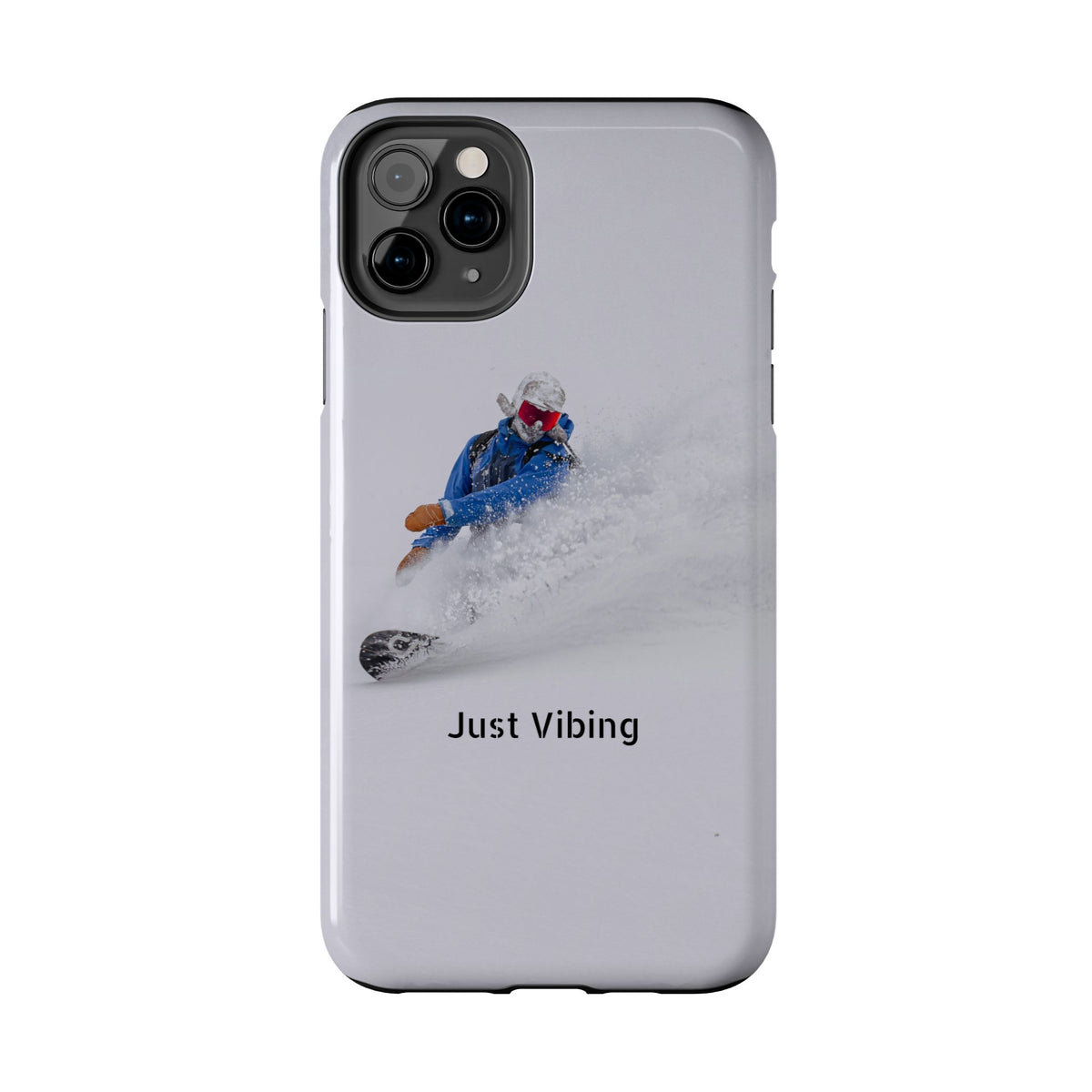Just Vibing Tough Phone Case – Made for the Slopes 🏔️
