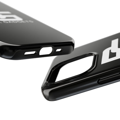 Sleek Black Tough Phone Case – Clean. Simple. Protective. 📱