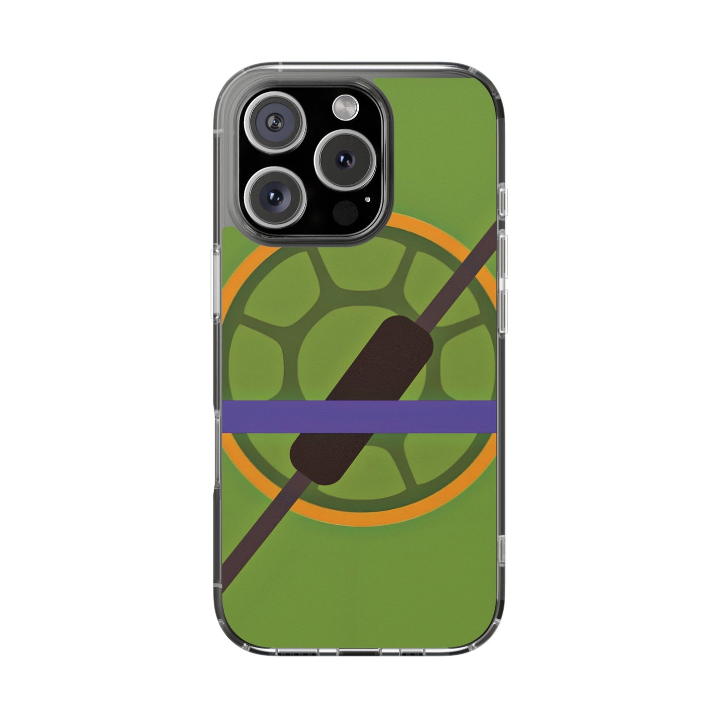 🐢Purple Turtle-Hero clear case || For style and heroism 🦸
