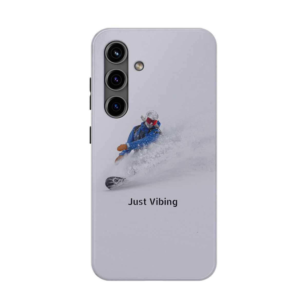 Just Vibing Tough Phone Case – Made for the Slopes 🏔️