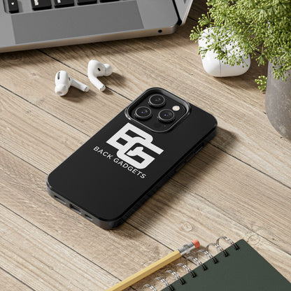 Sleek Black Tough Phone Case – Clean. Simple. Protective. 📱
