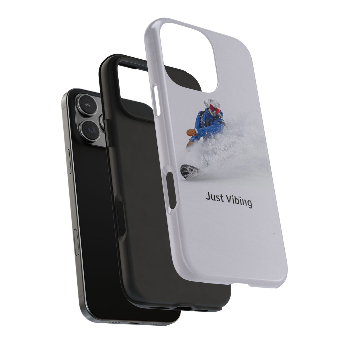 Just Vibing Tough Phone Case – Made for the Slopes 🏔️