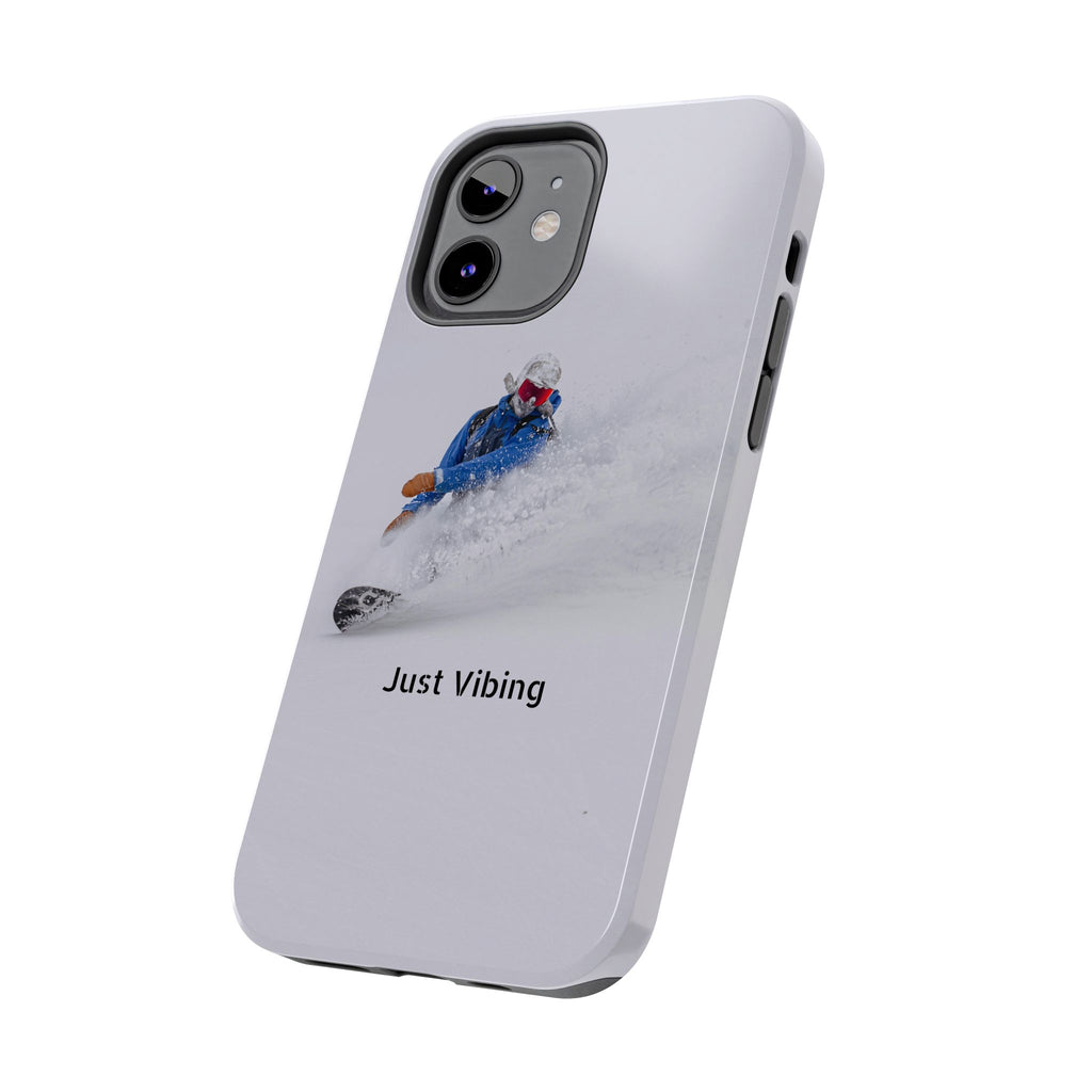 Just Vibing Tough Phone Case – Made for the Slopes 🏔️