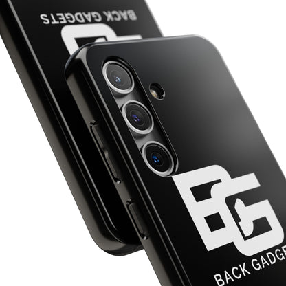 Sleek Black Tough Phone Case – Clean. Simple. Protective. 📱