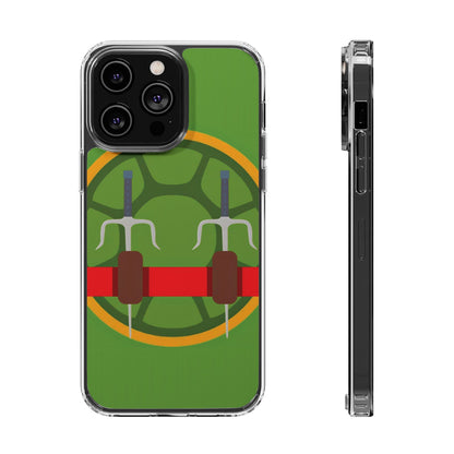 🐢Red Turtle Hero🔴 Clear Case || For style and heroism!🦸