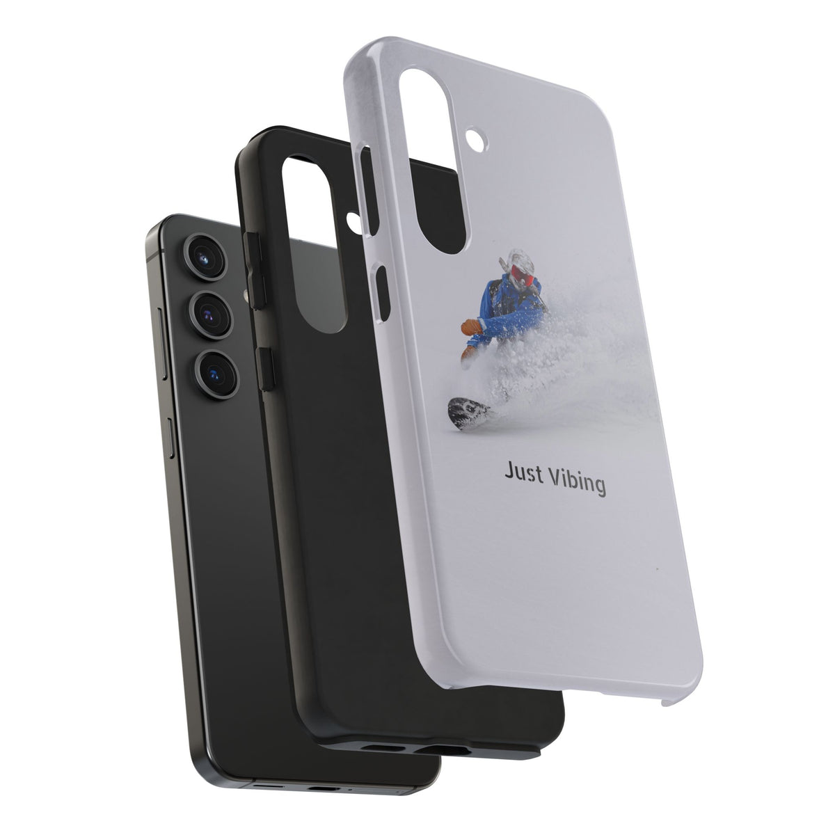 Just Vibing Tough Phone Case – Made for the Slopes 🏔️
