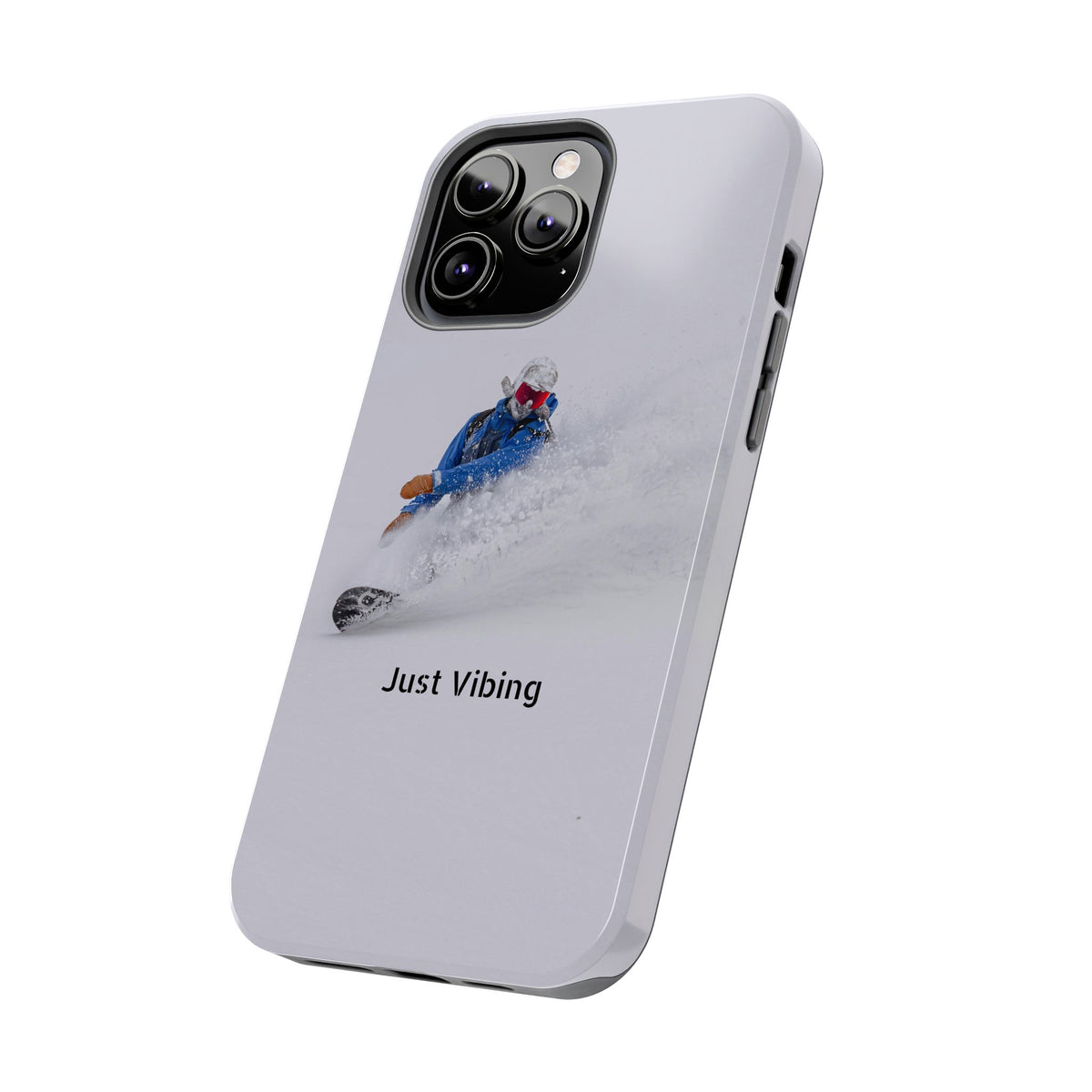Just Vibing Tough Phone Case – Made for the Slopes 🏔️