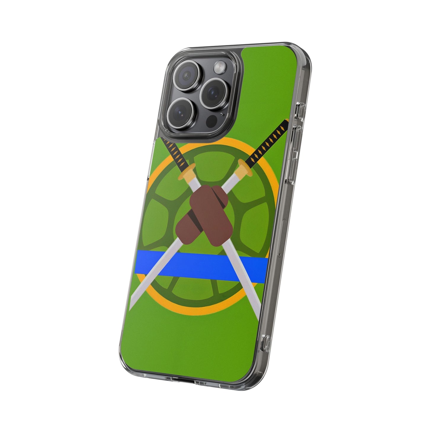 🐢 Blue Turtle Leader clear case || For style and heroism!🦸