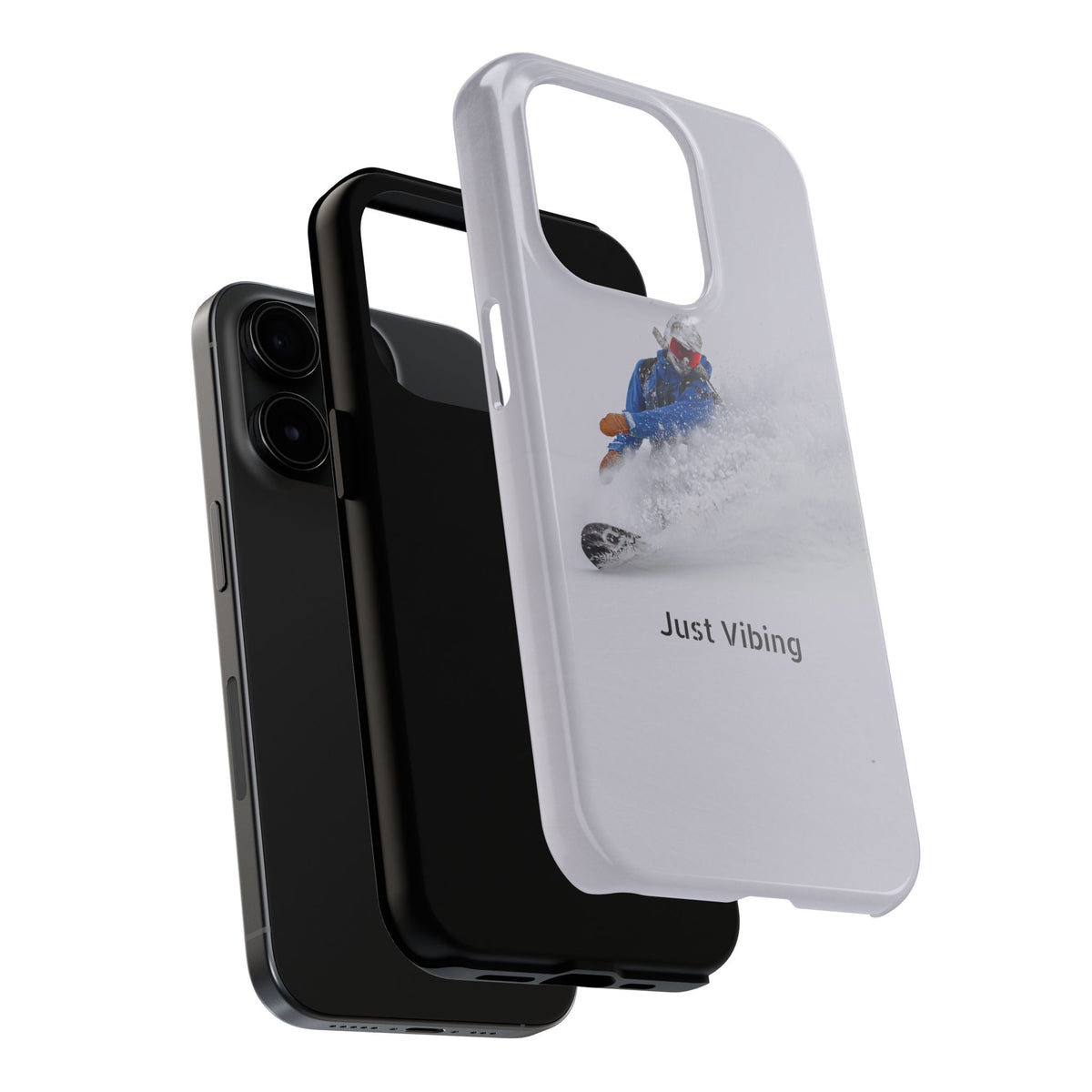 Just Vibing Tough Phone Case – Made for the Slopes 🏔️