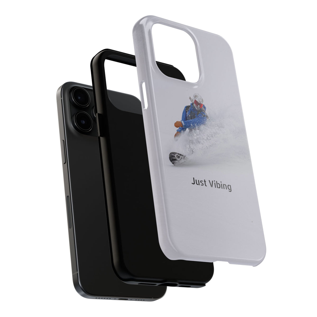 Just Vibing Tough Phone Case – Made for the Slopes 🏔️